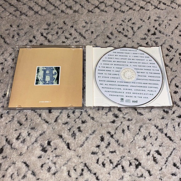 The Grand Tour by Aaron Neville (CD, Apr-1993, A&M (USA) - Picture 2 of 4